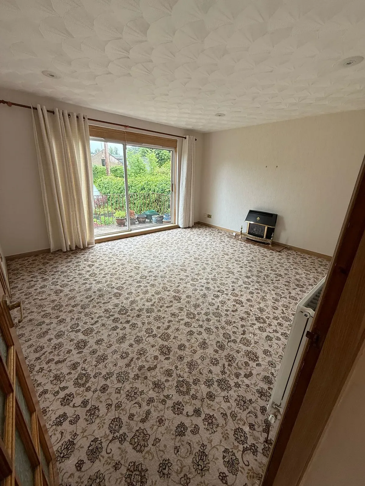 A cleared, emptied living room ready for the next tenant after an end of tenancy clearance