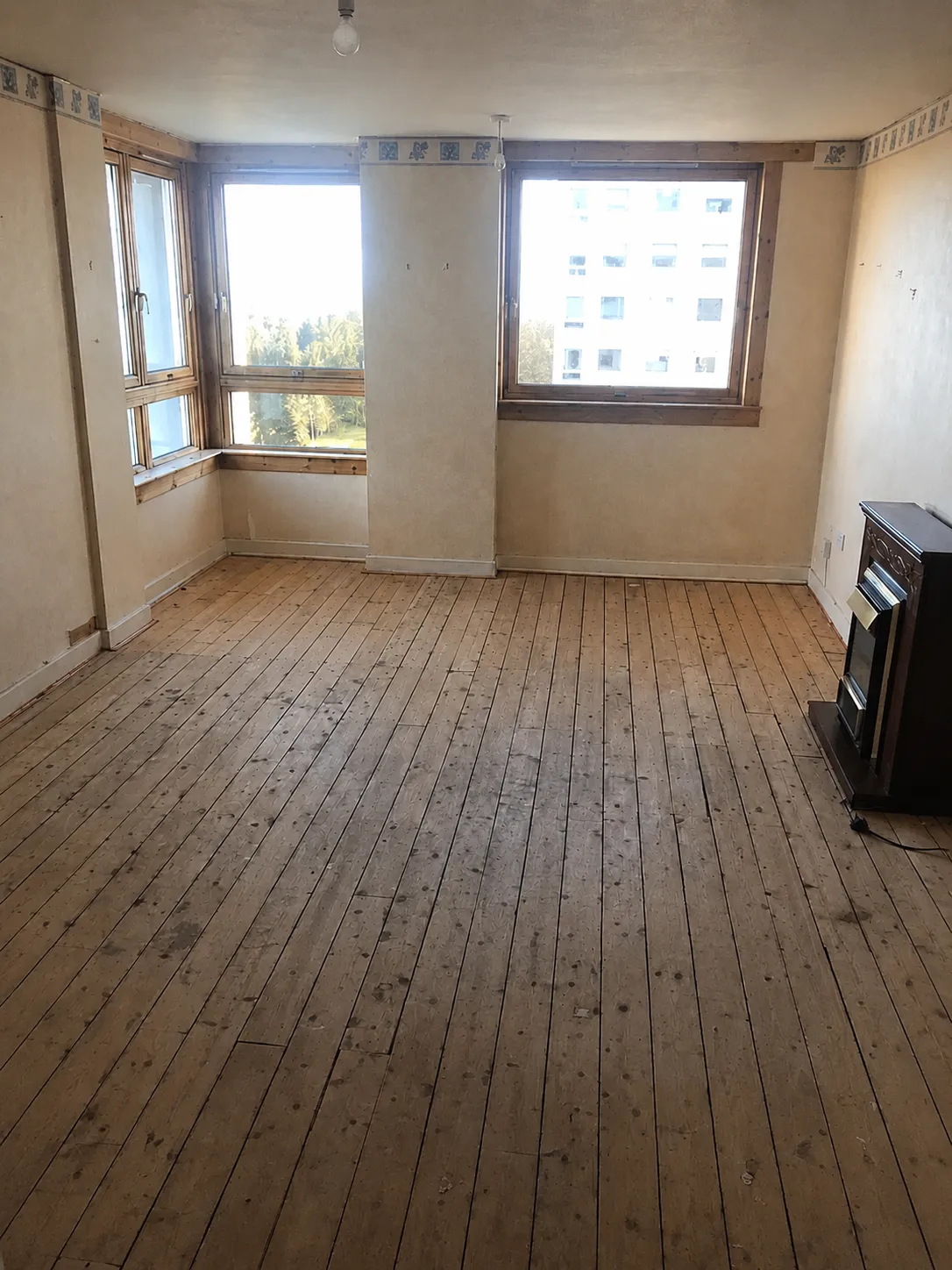 A room cleared and emptied, ready for what comes next